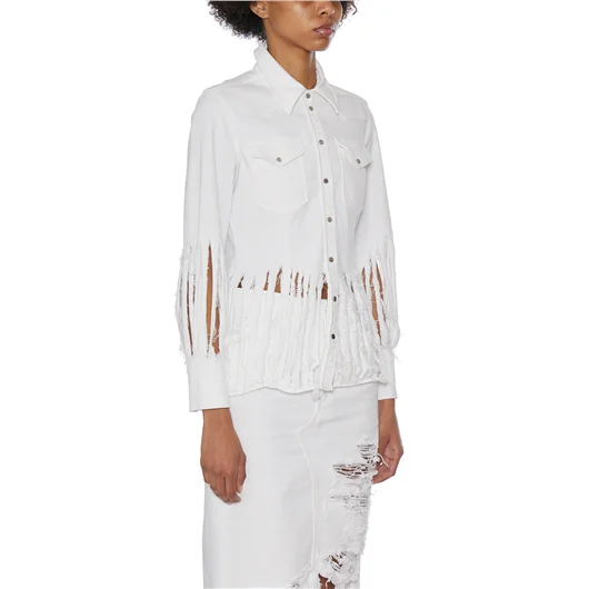 DONDUP CAMICIA TEXANA IN COTONE Vendita Calda