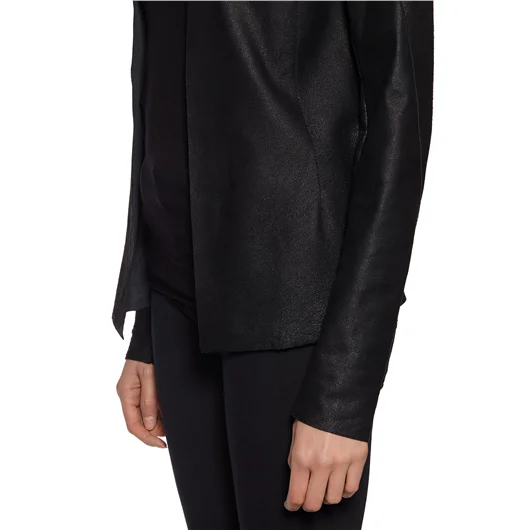 10SEI0OTTO CARDIGAN IN PELLE Soddisfazione Garantita
