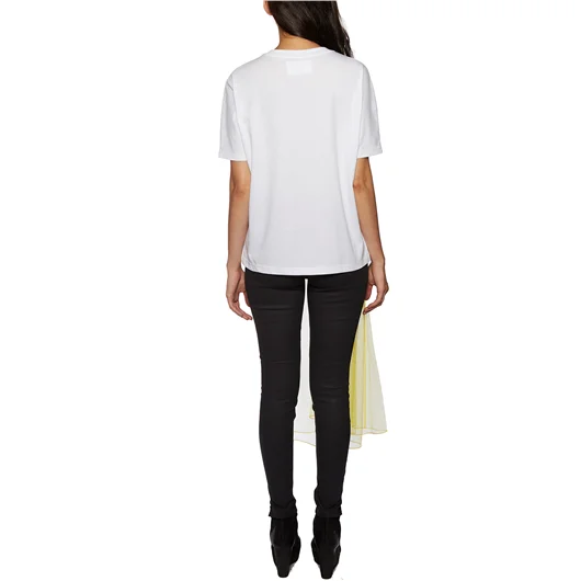 QUETSCHE_ DRESS T-SHIRT IN COTONE E TULLE Offerta