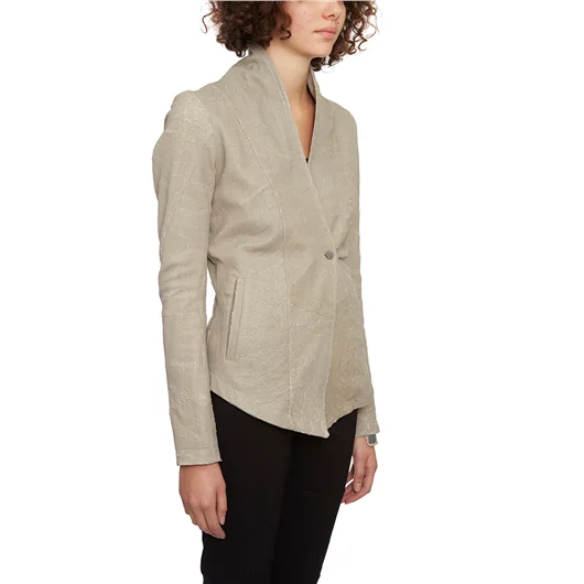 10SEI0OTTO GIACCA BLAZER IN PELLE Vendita Economica