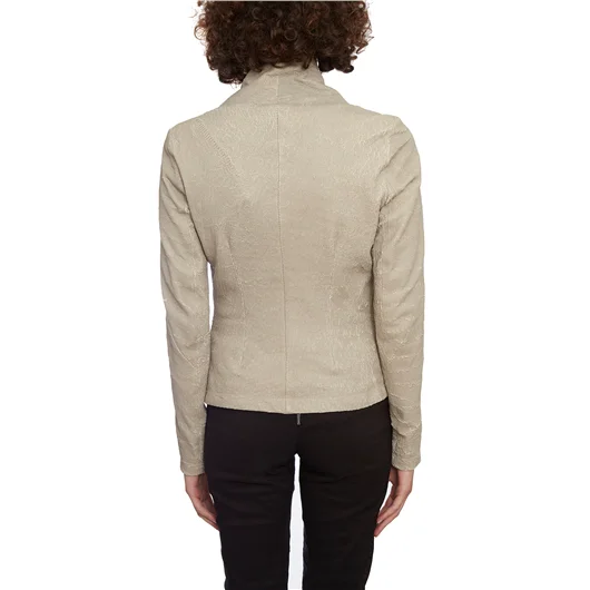 10SEI0OTTO GIACCA BLAZER IN PELLE Vendita Economica