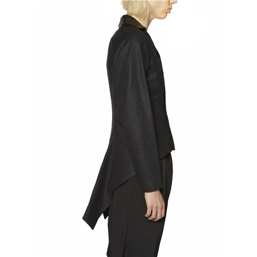 YOHJI YAMAMOTO GIACCA IN LANA IRREGOLARE Nuova