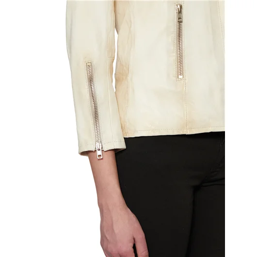 SWORD GIACCA IN PELLE CON ZIP 2025