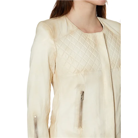 SWORD GIACCA IN PELLE CON ZIP 2025