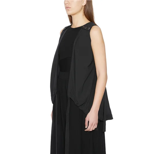 STUDIO B3 GILET TOP IN COTONE Consegna Veloce