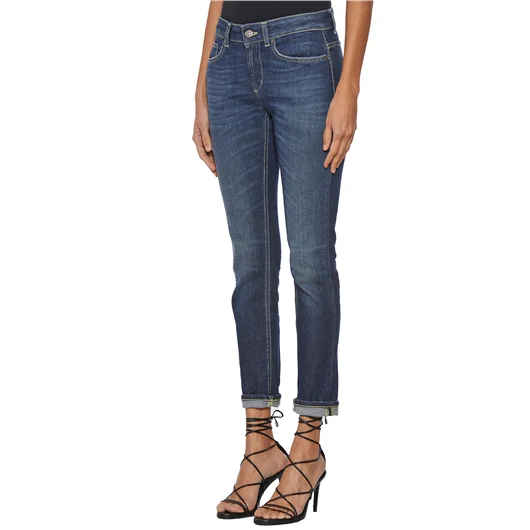 DONDUP JEANS IN DENIM MOD. MONROE In Saldo