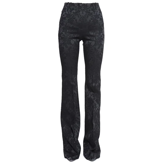 PLEIN SUD PANTALONE A ZAMPA IN JAQUARD DI RASO Saldi