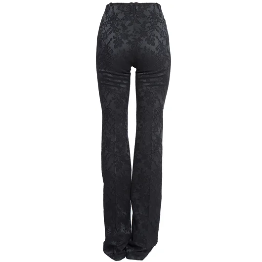 PLEIN SUD PANTALONE A ZAMPA IN JAQUARD DI RASO Saldi