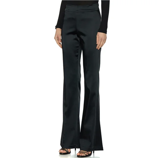 AVENUE MONTAIGNE PANTALONE A ZAMPA IN SATIN MOD.BELLINI Offerte