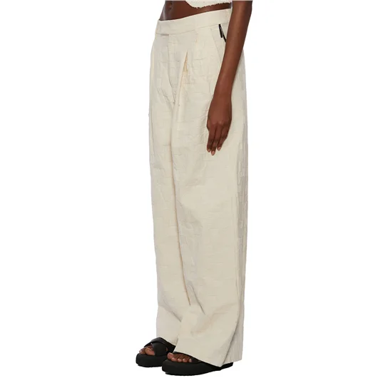 NOSTRASANTISSIMA PANTALONE AMPIO IN COTONE Vendite Flash
