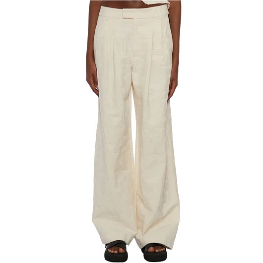 NOSTRASANTISSIMA PANTALONE AMPIO IN COTONE Vendite Flash