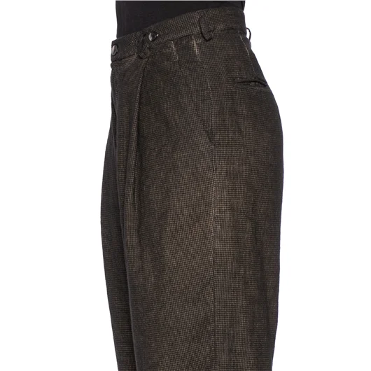 MASNADA PANTALONE BAGGY IN CANAPA E LANA Italy