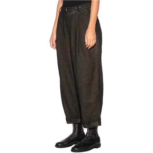 MASNADA PANTALONE BAGGY IN CANAPA E LANA Italy