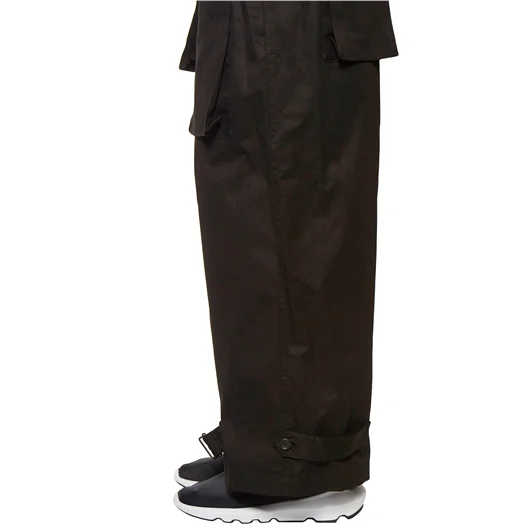 YOHJI YAMAMOTO PANTALONE IN GABARDINE VITA ALTA Qualità Garantita