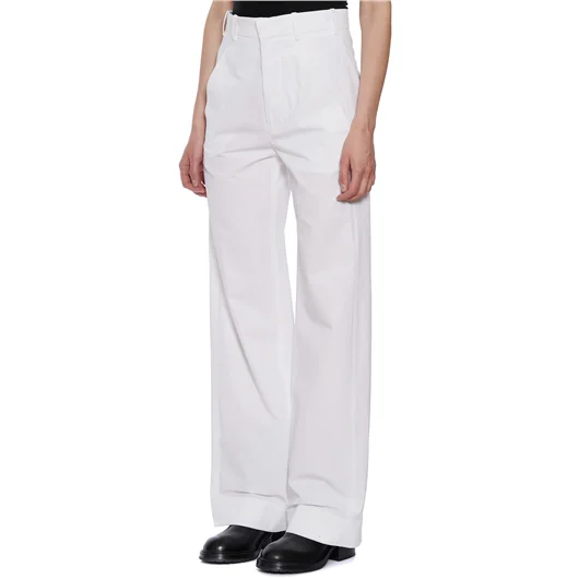 ANN DEMEULEMEESTER PANTALONE IN RASO ANNEKE Consegna Veloce