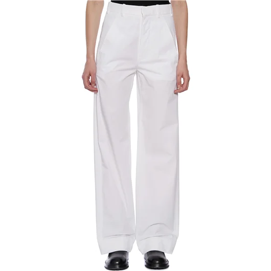 ANN DEMEULEMEESTER PANTALONE IN RASO ANNEKE Consegna Veloce