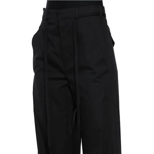 ANN DEMEULEMEESTER PANTALONE IN RASO ANNEKE Promozione Limitata