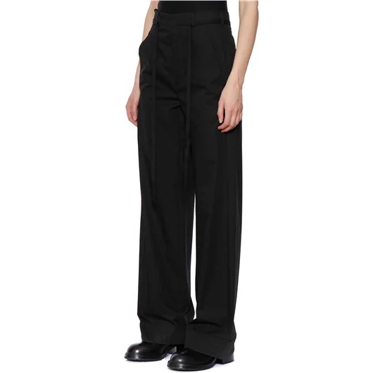 ANN DEMEULEMEESTER PANTALONE IN RASO ANNEKE Promozione Limitata