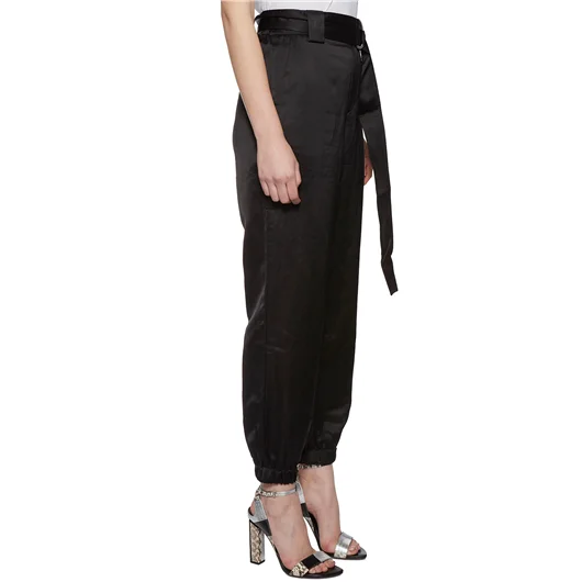 ANDREA YA'AQOV PANTALONE JOGGING IN LINO Prezzo Ridotto