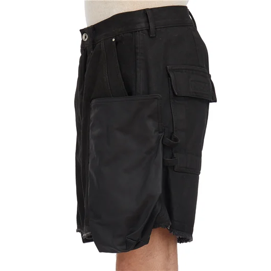 RICK OWENS BERMUDA IN DENIM STEFAN CARGO Negozio
