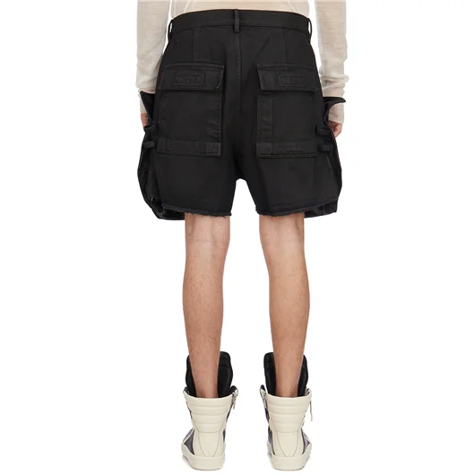 RICK OWENS BERMUDA IN DENIM STEFAN CARGO Negozio