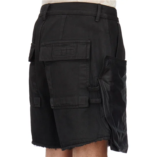 RICK OWENS BERMUDA IN DENIM STEFAN CARGO Negozio