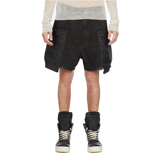 RICK OWENS BERMUDA IN DENIM STEFAN CARGO Negozio