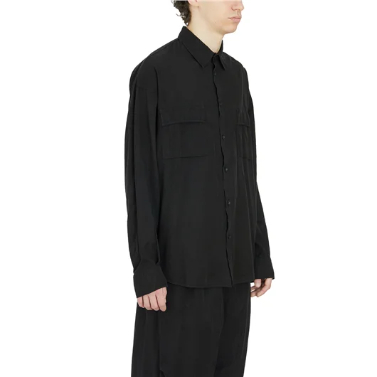 ANDREA YA'AQOV CAMICIA OVERSIZE IN CUPRO E COTONE Consegna Veloce