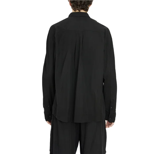 ANDREA YA'AQOV CAMICIA OVERSIZE IN CUPRO E COTONE Consegna Veloce