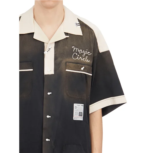 MAISON MIHARA YASUHIRO CAMICIA BOWLING IN RAYON Promozione Limitata