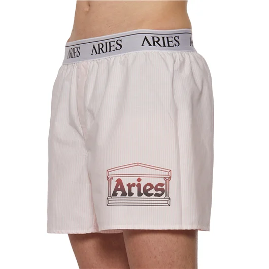 ARIES BERMUDA LOGO IN COTONE Vendita Calda