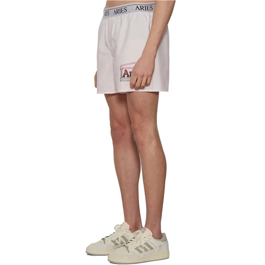 ARIES BERMUDA LOGO IN COTONE Vendita Calda