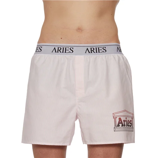 ARIES BERMUDA LOGO IN COTONE Vendita Calda