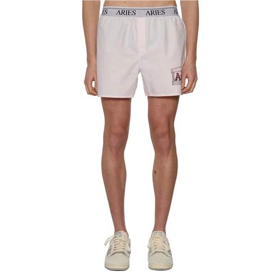 ARIES BERMUDA LOGO IN COTONE Vendita Calda