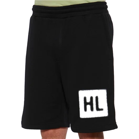 HELMUT LANG BERMUDA STENCIL IN COTONE Saldi Di Fabbrica