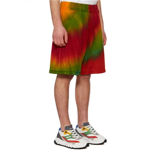 DSQUARED BERMUDA TIE DYE IN COTONE Vendite Flash