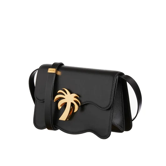 PALM ANGELS BORSA IN PELLE PALM BEACH Nuova