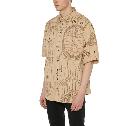 DSQUARED CAMICIA IN COTONE STAMPATA Shopping Online