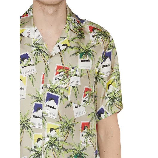 RHUDE CAMICIA IN SETA Outlet