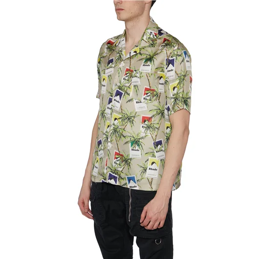 RHUDE CAMICIA IN SETA Outlet