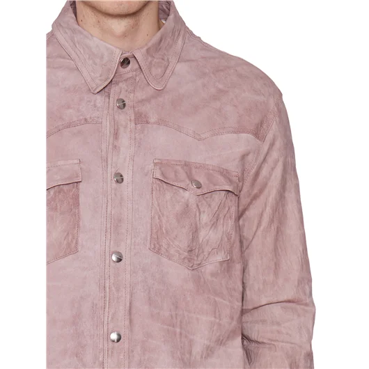 GIORGIO BRATO CAMICIA TEXAS IN PELLE Saldi Di Fabbrica
