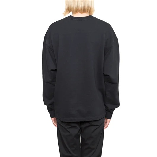 ALEXANDER WANG FELPA GIROCOLLO IN COTONE Vendita Calda