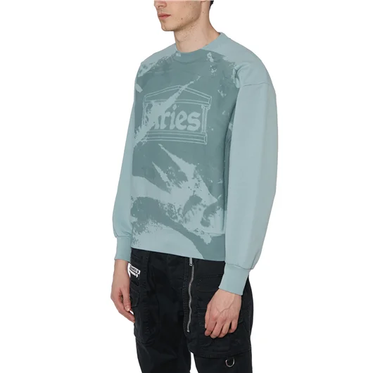 ARIES FELPA GIROCOLLO IN COTONE Vendite Flash