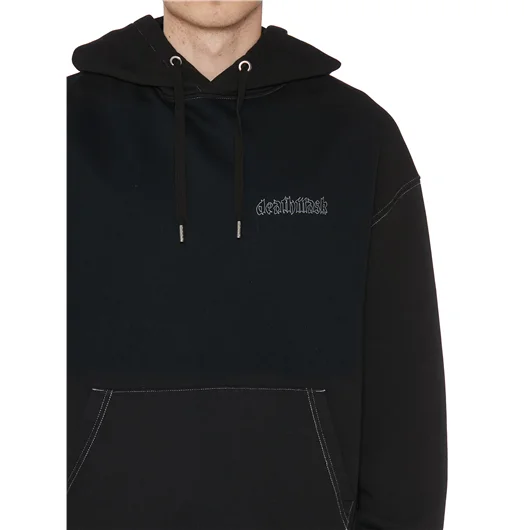 DEATHMASK FELPA IN COTONE CON CAPPUCCIO Grande vendita