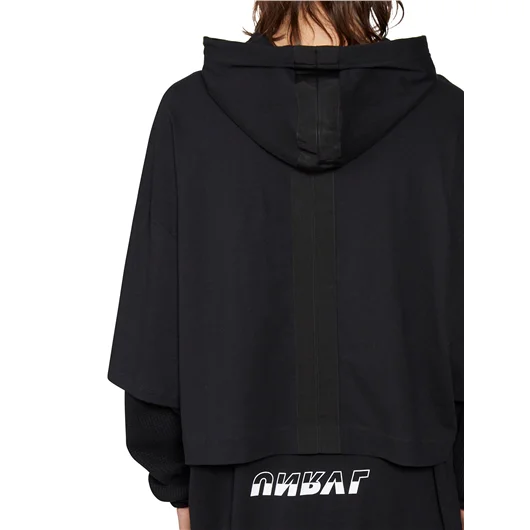 BEN TAVERNITI UNRAVEL FELPA IN COTONE CON CAPPUCCIO Cyber Monday