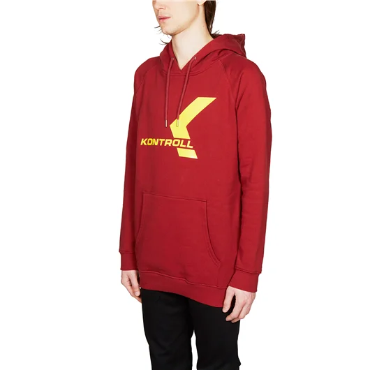 KAPPA KONTROLL FELPA IN COTONE CON LOGO IN GOMMA Offerta Pasqua
