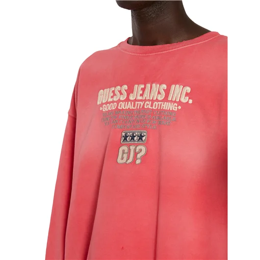 GUESS USA FELPA LOGO IN COTONE Bestseller