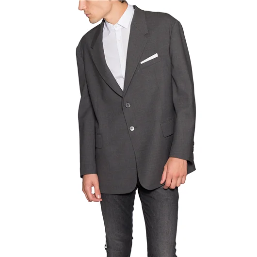 NEIL BARRETT GIACCA OVERSIZE IN LANA Super sconto