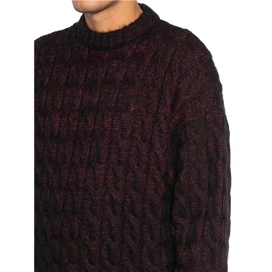AMISH MAGLIA GIROCOLLO IN ALPACA E LANA Vendita Economica