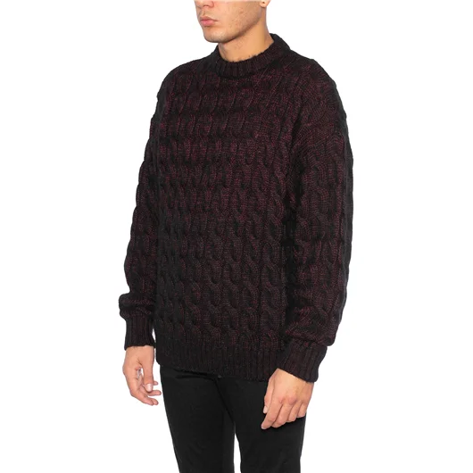 AMISH MAGLIA GIROCOLLO IN ALPACA E LANA Vendita Economica